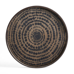 Ethnicraft Black Beads wooden tray