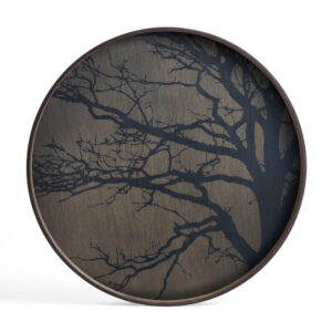 Ethnicraft Black Tree wooden tray