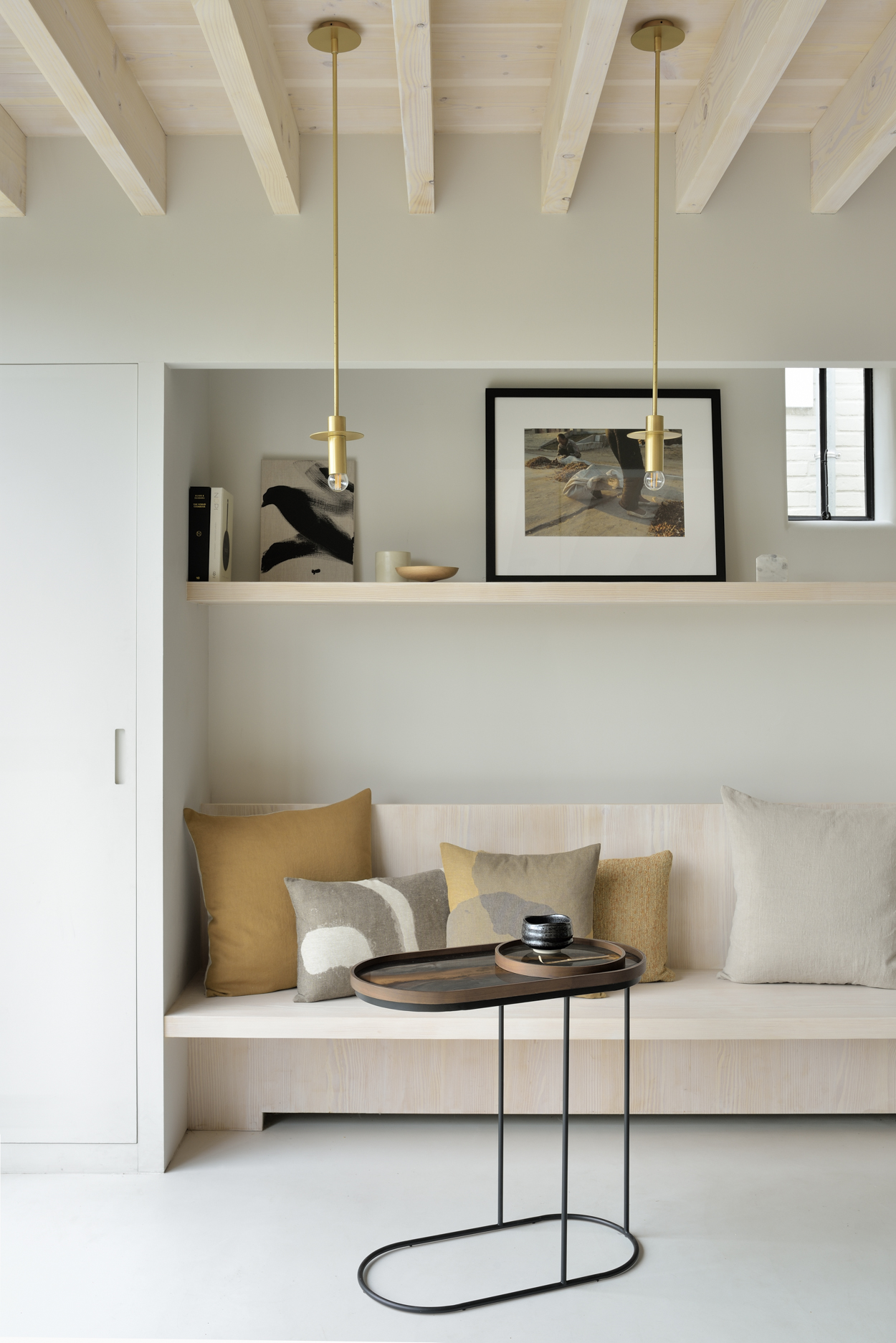 Ethnicraft Bronze Organic glass tray - oblong - Afbeelding 4