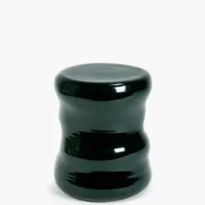 Organic stool/side table green Pawn