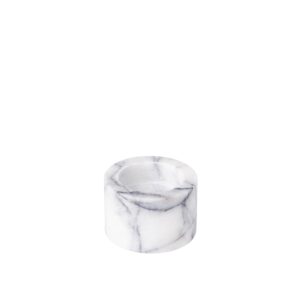 WHITE MARBLE T-LIGHT HOLDER